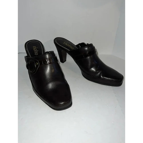 Rialto Women’s Size 6m Brown Clogs - Picture 1 of 9